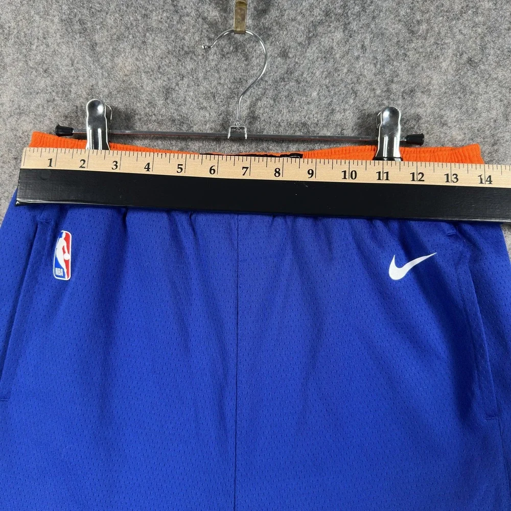 New York Knicks Shorts Youth XL Blue Mesh NBA Basketball Dri-FIT Nike